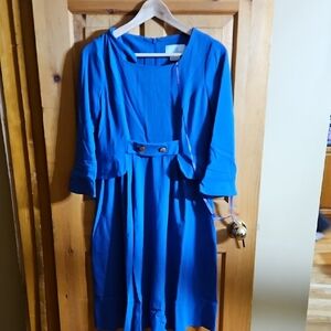 Seraphine Royal Blue Long Sleeve Dress